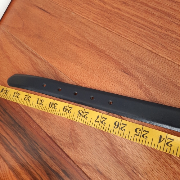 Sold on Depop Navy blue leather belt - Picture 2 of 9